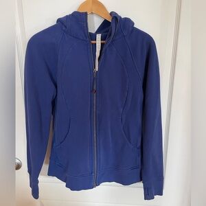 Lululemon Scuba Royal Blue Zip-Up Hoodie